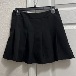 Pleated Mini Skirt
