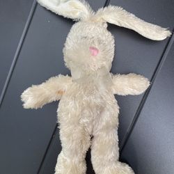 Vintage Bunny Rabbit Cream Galerie Dove Chocolates 10" Stuffed Animal Plush Toy