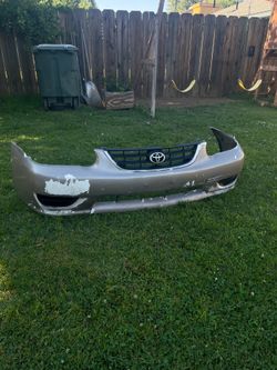 2001 Toyota Corolla bumper