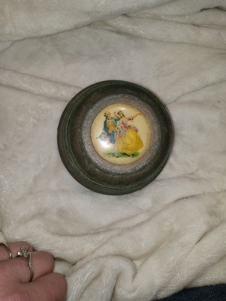 Antique Powder Music Box
