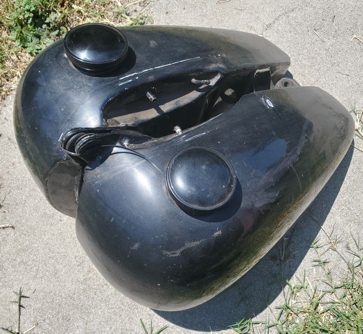 Harley Davidson Split Gas Tank
