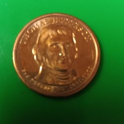 Thomas  Jefferson  Dollar  Coin 