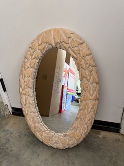 Vintage Pier 1 Imports Wooden Mirror
