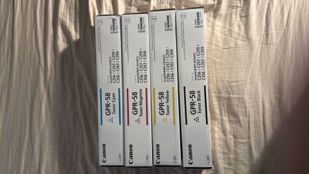 Canon GPR-58 Full Color Toner Set (Sealed) *Authentic*