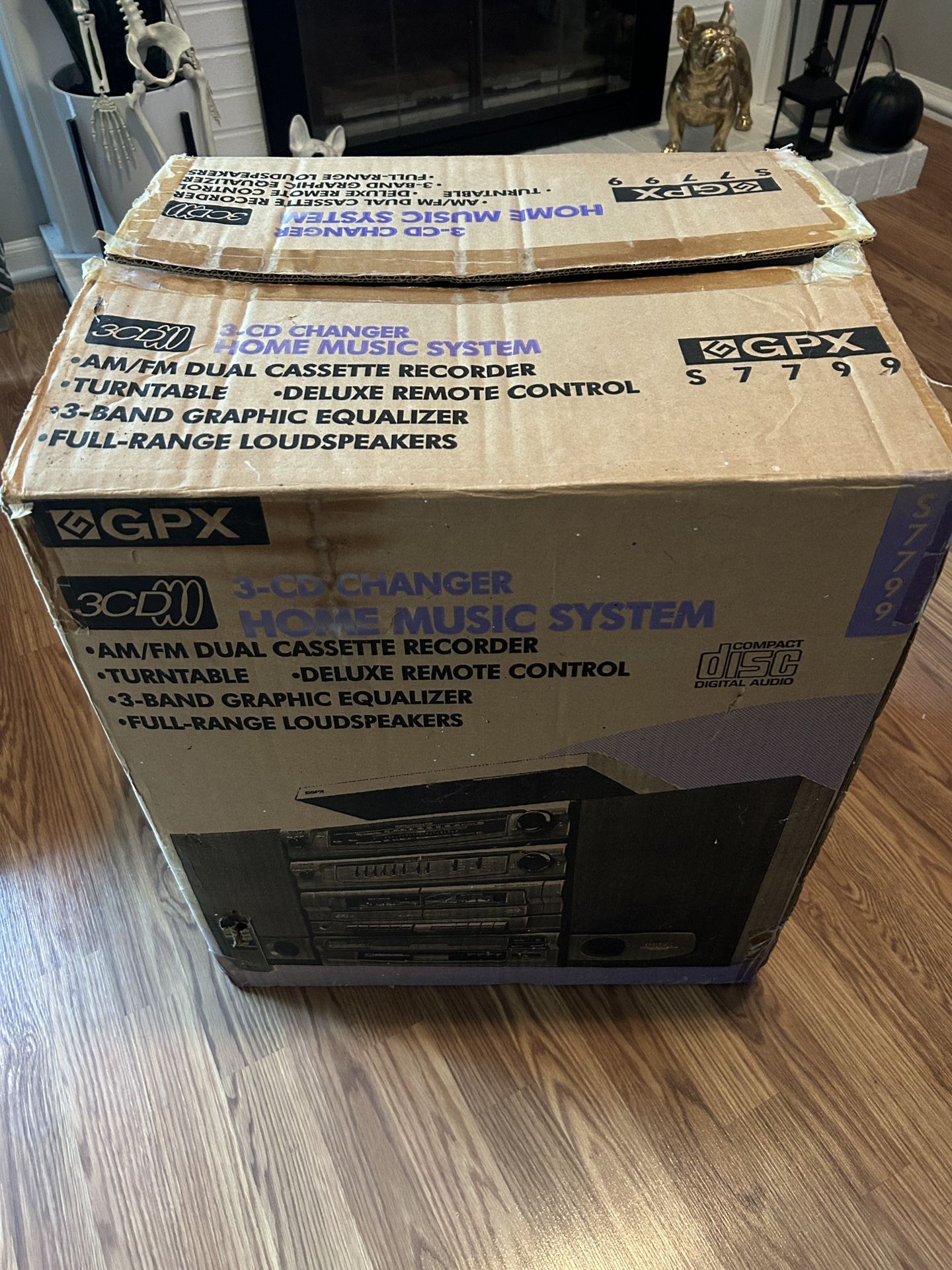 BRAND NEW IN BOX 1999 GPX S7799 Home Music System - Turntable