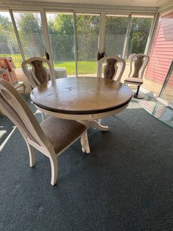Table and chairs