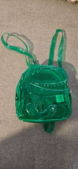 Green clear mini back pack