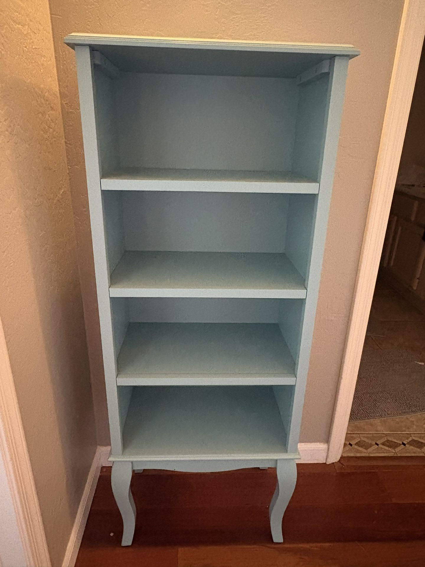 Small Book Shelf Teal Blue