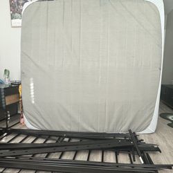 King Serta Gel Mattress And Frame 