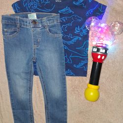 $10 3T Garanimals Jeans Mickey Wand
