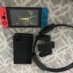 Nintendo Switch With Ring Fit Adventure 