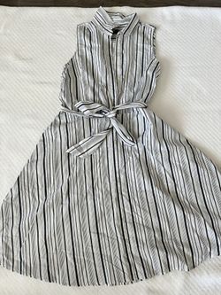 Ann Taylor Striped Dress New Win Tags Size 10