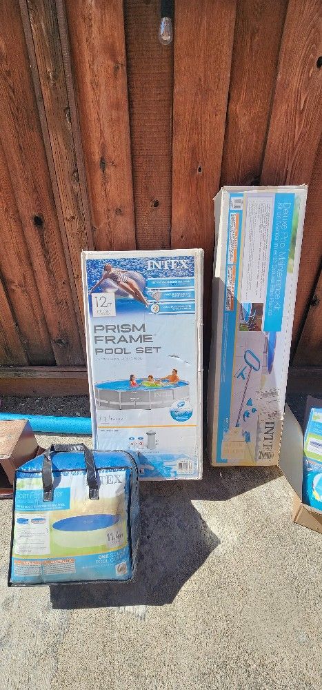 New 12ft Intex Above Ground Pool