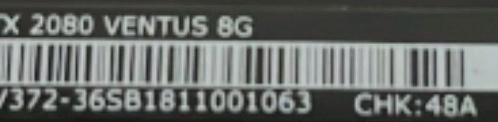 GeForce RTX 2080 VENTUS 8G
