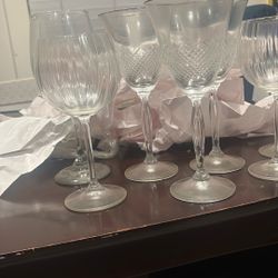 Crystal Wine Cups 