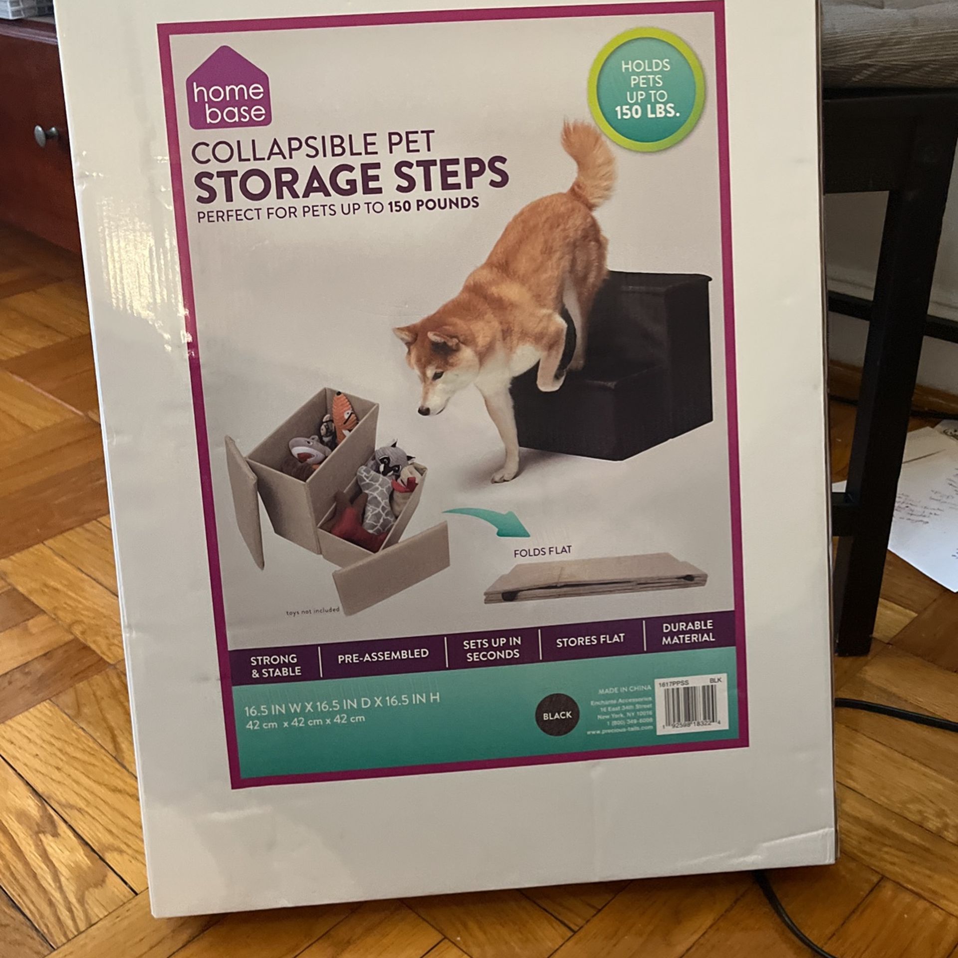 Collapsible Pet Storage Steps