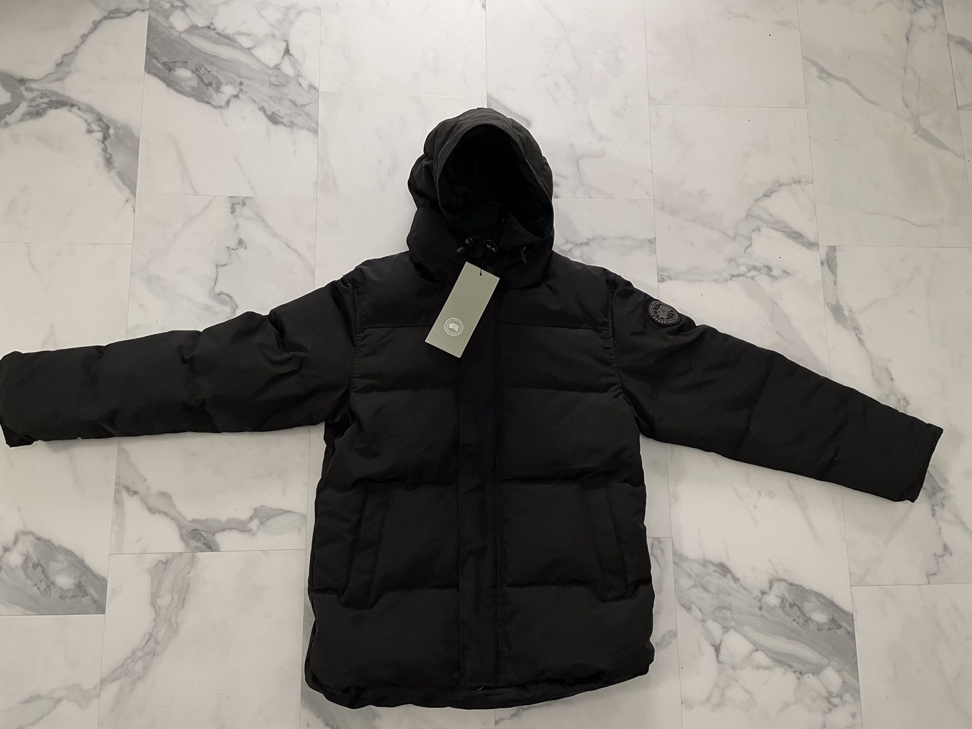Black Canada Goose Macmillan Coat Black Label Size Medium