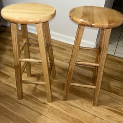 Wooden Bar Stools 