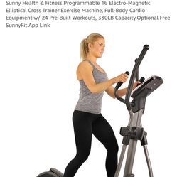 Elliptical  Black And Silver