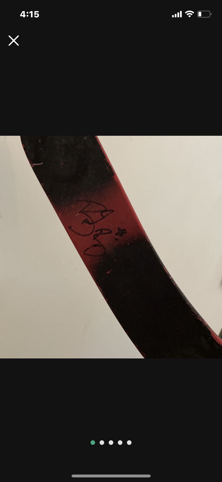 Sharks Brent Burns Signed Hockey Stick