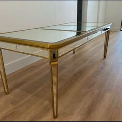 Gold/Wooden Mirror Table - Wedding/Event/Dining Table - 