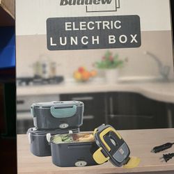 Buffer Electric Lunch Box Insulated Holder w/ Cords