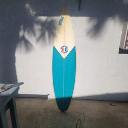 6.4 Surfboard pro design u s a international collectors bob hurley signed