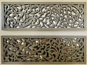 Rustic Distress Wooden Mirrors Set