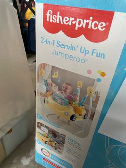 Fisher-Price 2-in-1 Servin Up Fun Jumperoo Activity Center