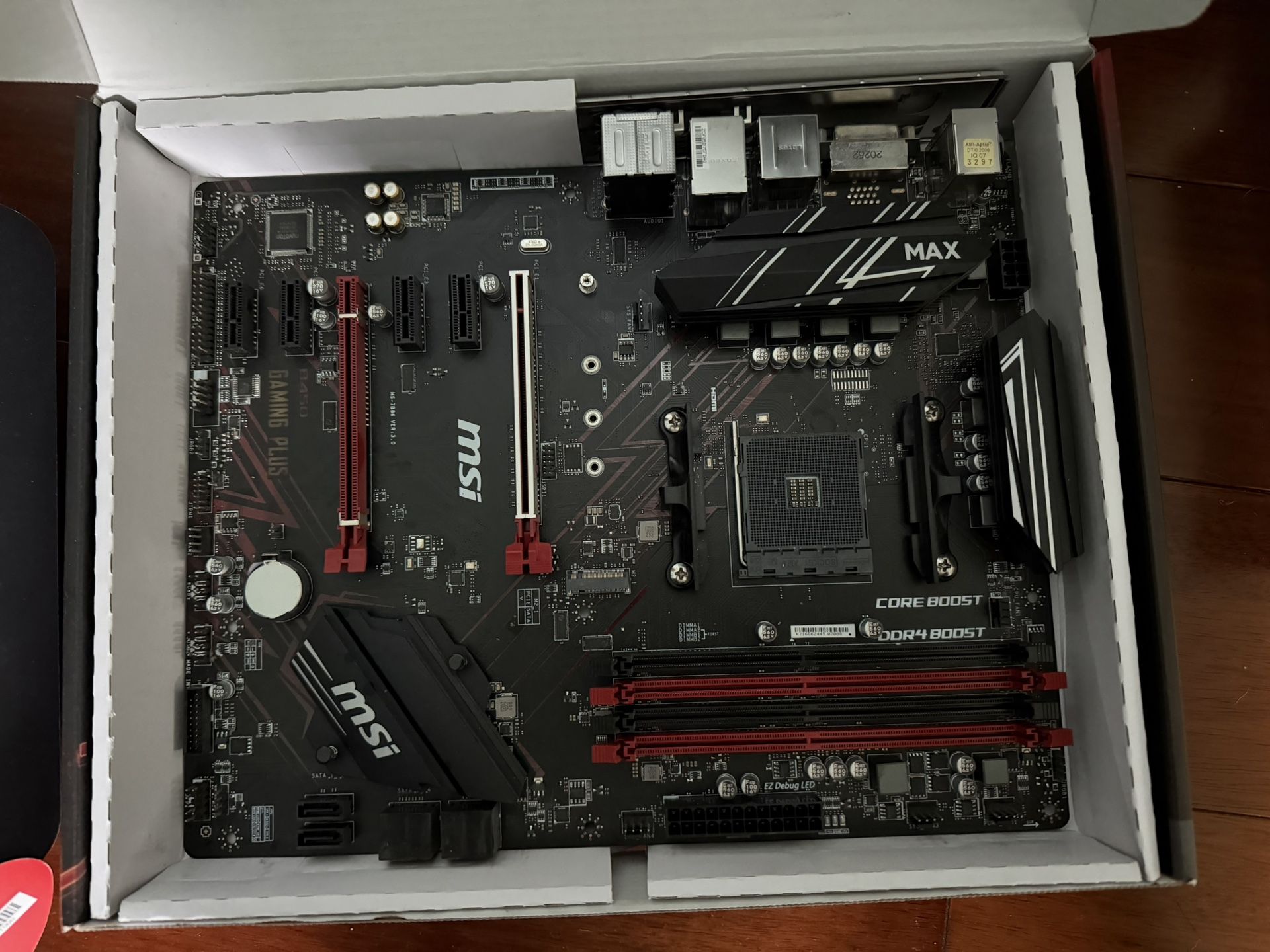 MSI B450 Gaming Plus Max ATX AM4 Motherboard
