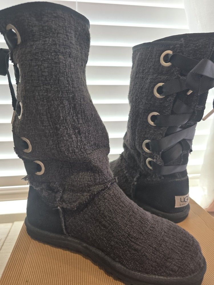 New Black Ugg Size 6