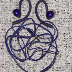 Purple Wired Earbuds