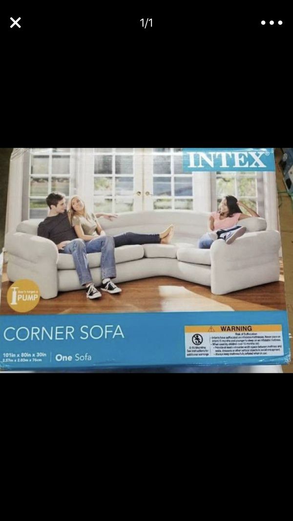 Intex Inflatable Corner Sofa For In Van Alstyne Tx Offerup Intex Inflatable Corner Sofa