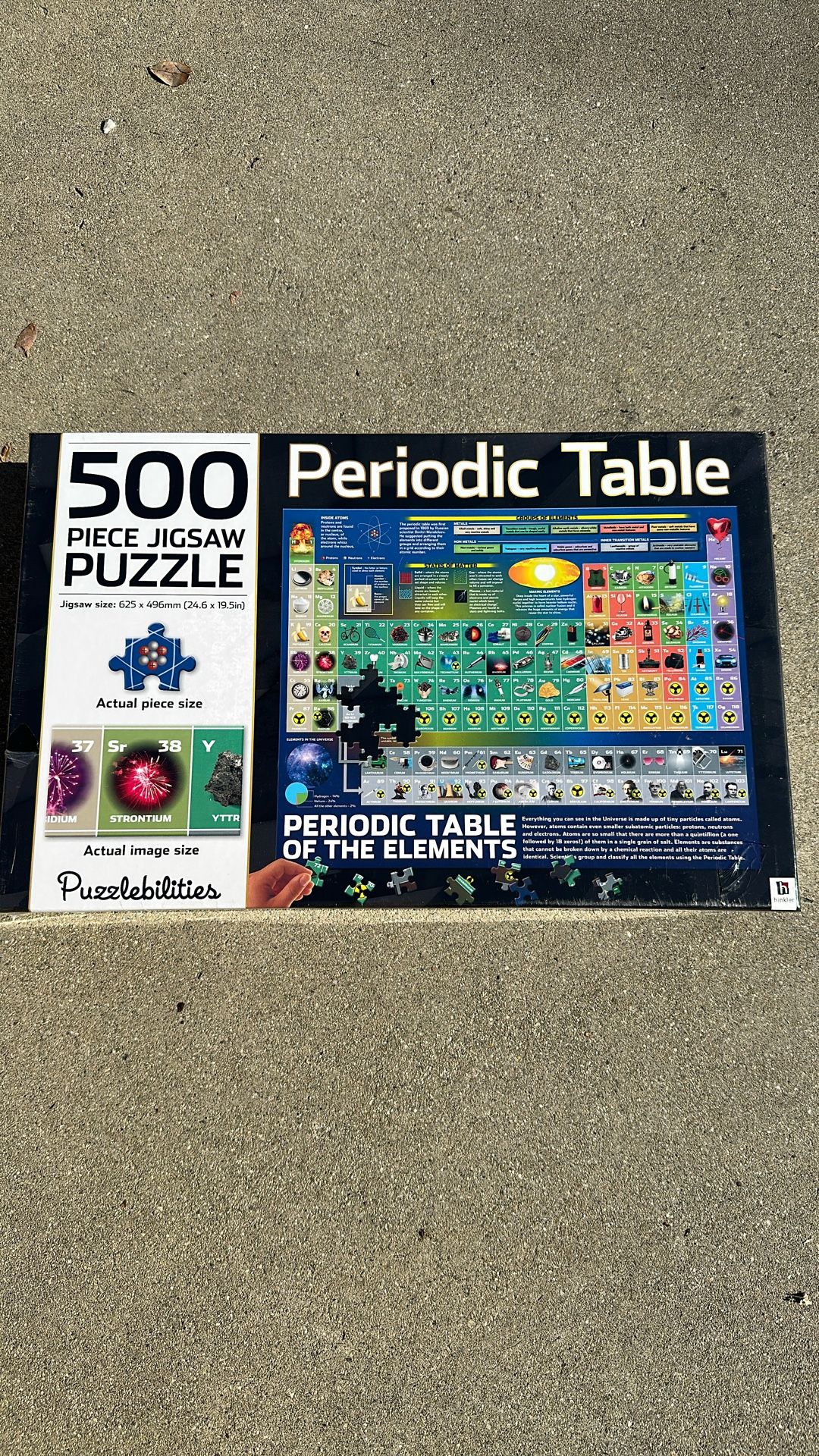 500 Piece Puzzle - Periodic Table