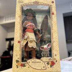 Disney Limited Edition 17inch Collectable Moana Doll