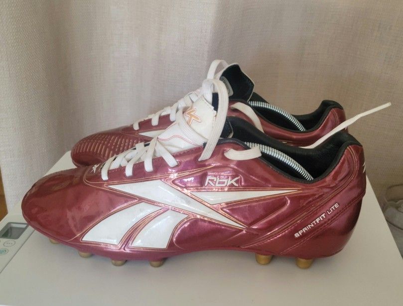 Reebok Sprintfit Lite Soccer Cleats Football Soccer Burgundy Men’s Size US 9