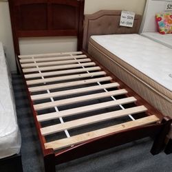 Brand New Cherry Twin Platform Bedframe
