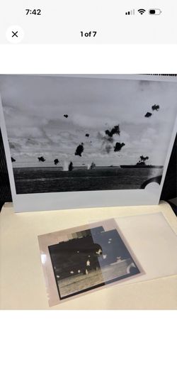 USS Yorktown under attack battle of Midway