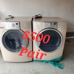 Washer And Electric Dryer 