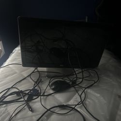 hp computer monitor and mouse