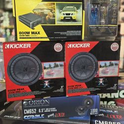 Kicker. package. Deals 2 Subwoofer And Amplifier