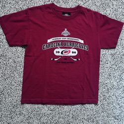 vintage 2006 Hurricane Stanley Cup champions tee