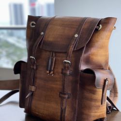 backpack leather