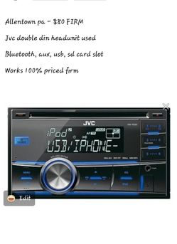 Jvc bluetooth double din