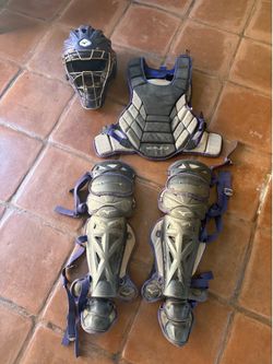 Youth purple Mizuno catchers set
