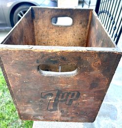 Vintage Seven Up Of San Diego Wood Crate 7