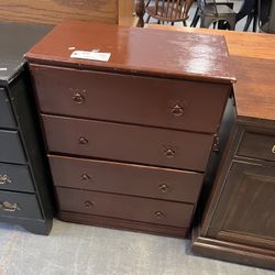 Small Brown Tea Wood Dresser (in Store)