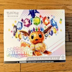 Pokemon Elite Trainer Box Prismatic evolution 