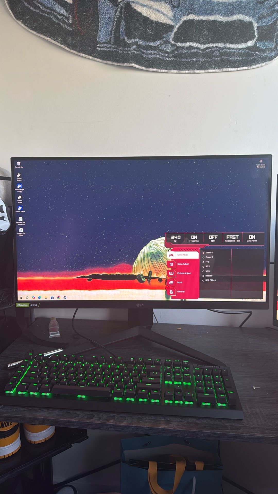LG ultra gear monitor 27”