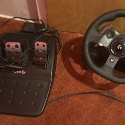 Logitech G920 Driving Force Racing Wheel and Floor Pedals, Real Force Feedback, Stainless Steel Paddle Shifters, Leather Steering Wheel Cover for Xbox